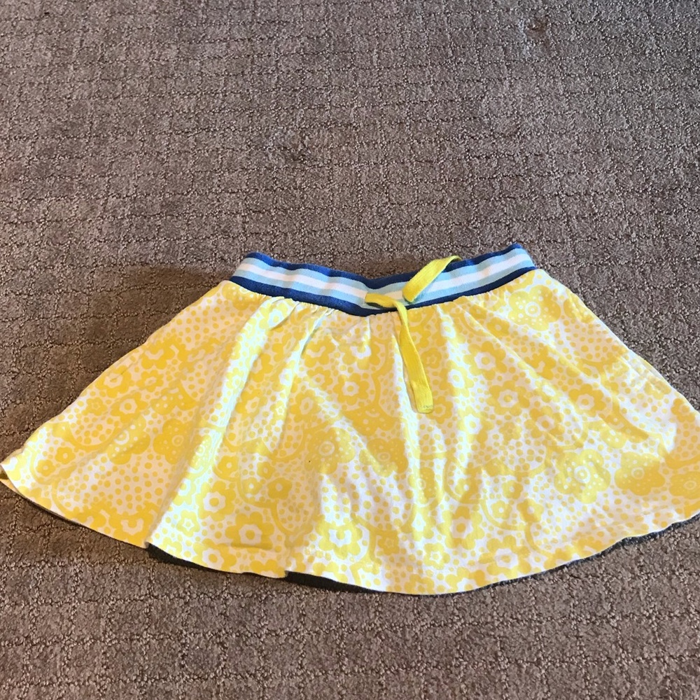Girls yellow skort